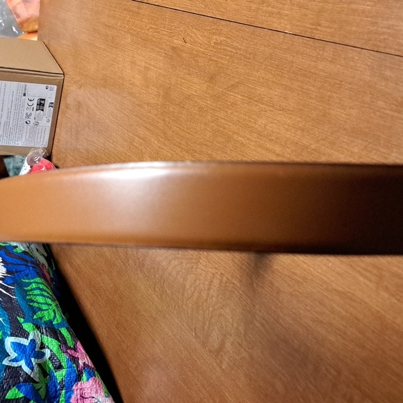 Ted Baker Brown Leather Belt 30" New  $75 - Picture 4 of 4